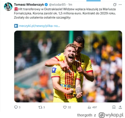 thorgoth - O, to jest gruby news. I pierwszy świadczący o tym że zapowiedzi zbrojenia...