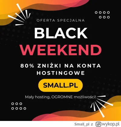 Small_pl - Black Weekend 2024

Black Weekend 2024 to doskonała okazja, aby zaoszczędz...
