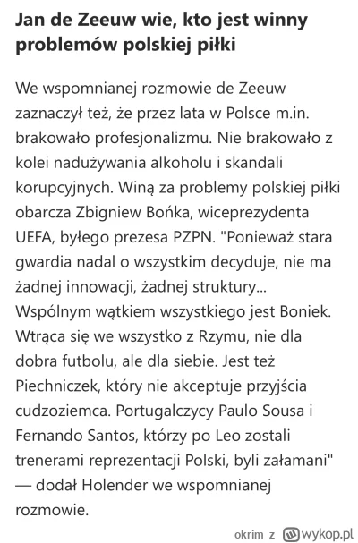 okrim - Dla przypomnienia święte słowa Holendra 
#mecz