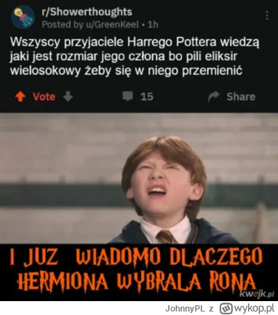 JohnnyPL - #harrypotter OPie, zmiluj sie