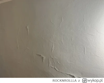 ROCKNROLLLA - Malowałem te ścianę z 3 lata temu i dość szybko pojawiły się pęknięcia ...