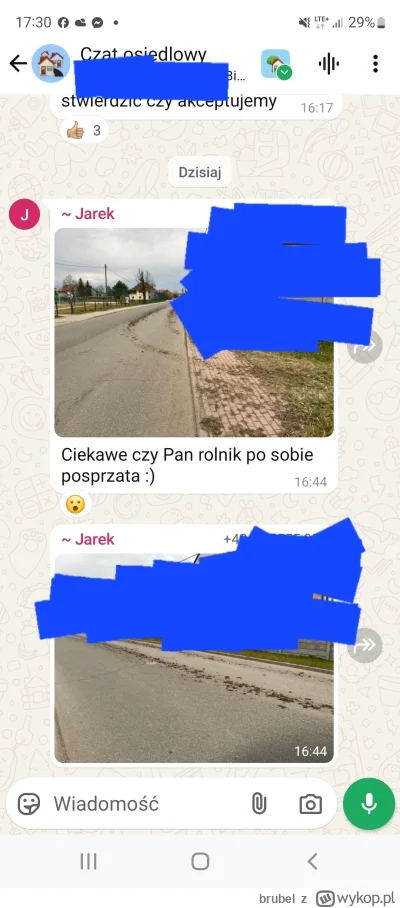 brubel - Screen z grupy osiedla, na którym mieszkam. Uwielbiam ludzi przenoszących si...