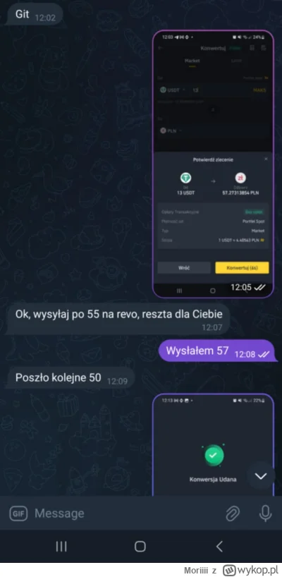 Moriiii - Tutaj np zaczynalem z chłopem od 50 PI za transakcję, a skończyłem na 150 z...
