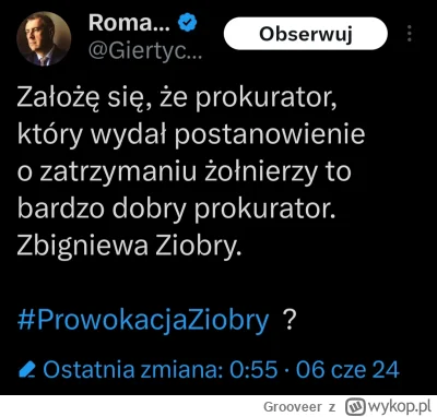 Grooveer - Teraz zatrzymanie polskich żołnierzy będzie paliwem do wojenki politycznej...