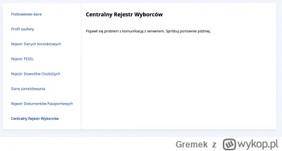 Gremek - Oho, żebym sobie czasem nie zagłosował xD #mobywatel