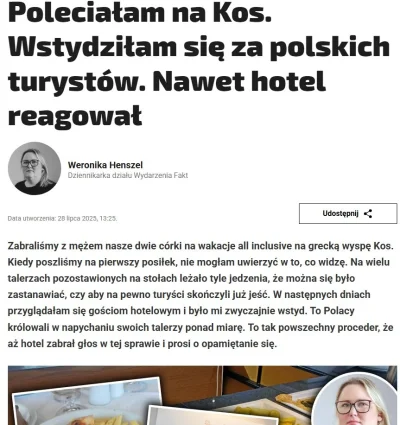 Jerard - Here we go again. Główna onetu: Poleciałam na Kos. Wstydziłam się za polskic...