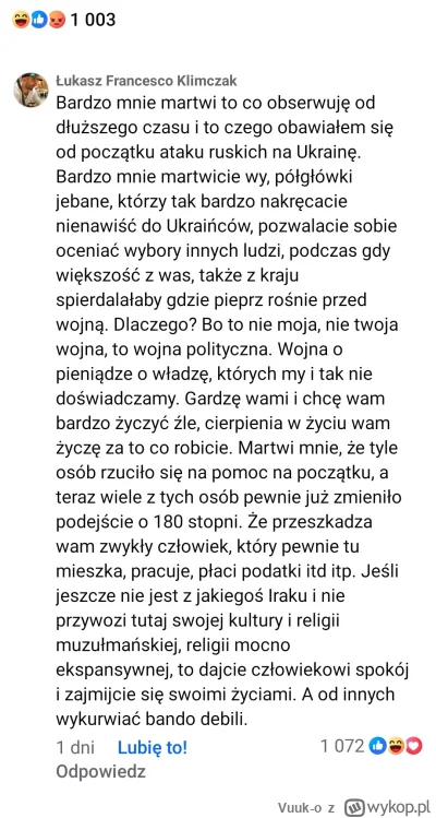 Vuuk-o - Facet pochodzący z Ukrainy wstawił na Facebook'ową grupę dla motocyklistów i...