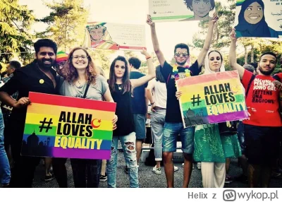Helix - @Rysiowata: oj co za homofobia, nie wiesz, że Allah kocha gejów ( ͡°( ͡° ͜ʖ( ...