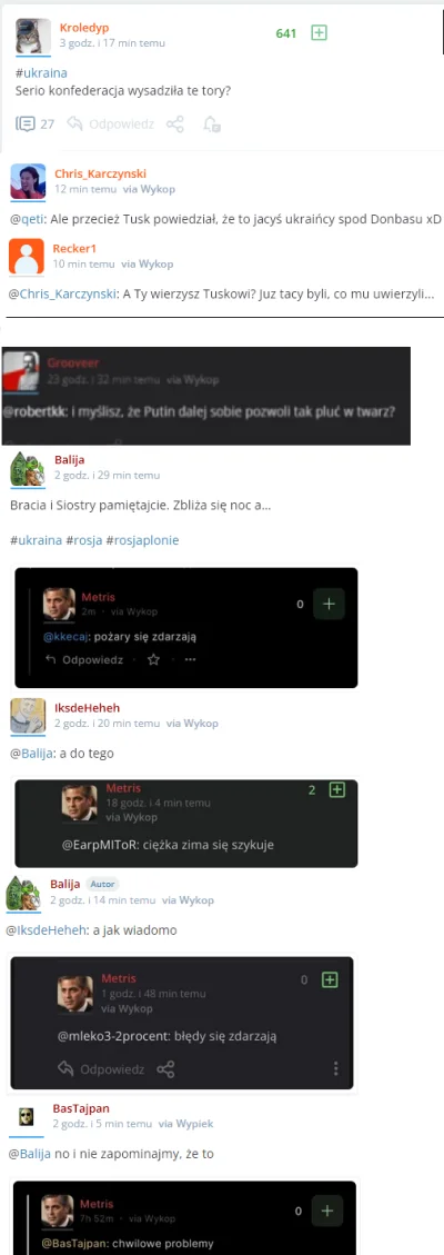 robertkk - Uwielbiam to, że przez 4 lata 3-dniowej operacji specjalnej tu sie działo ...