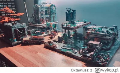 Oktawiusz - Kolejne moduły do makiety postapokaliotycznego miasteczka. Starałem się z...