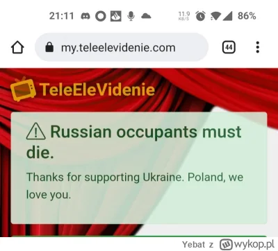 Yebat - #teleelevidenie ten gość to kawał #!$%@?.
Mam konto w PL. Oglądałem euro
Jest...