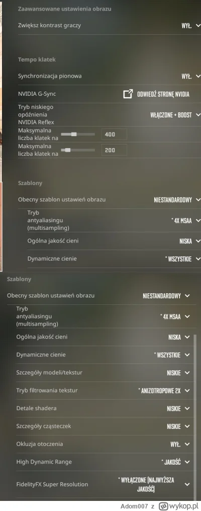 Adom007 - #cs2 #csgo
czy to są dobre ustawienia? czy coś zmienić?