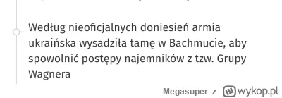 Megasuper - to chyba sytuacja jest beznadziejna skoro Ukraińcy już wysadzają tamy #uk...