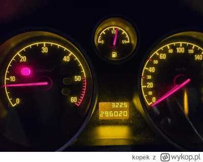 kopek - 296 tysi wbite. Na wiosnę tylko płyny filtry wymienić i może rozrząd.
27.12 k...