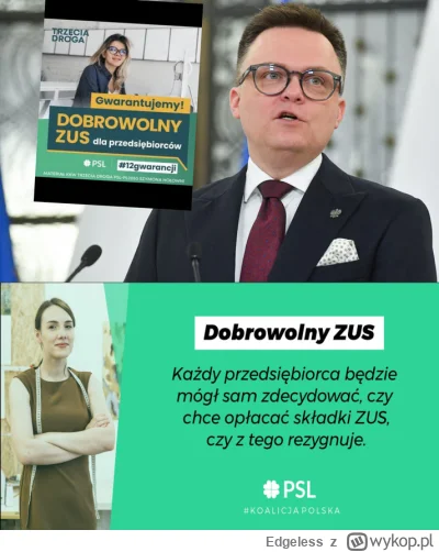 Edgeless - Uśmiechnięty Szymuś i jego obietnice "Dobrowolnego ZUS-u" xD #bekazlewactw...