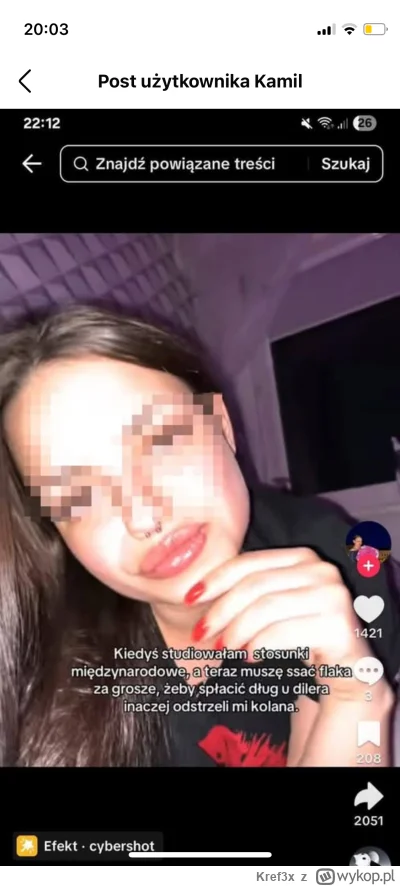 Kref3x - #przegryw  #blackpill #zwiazki #tinder  co chuopy o tym mysla