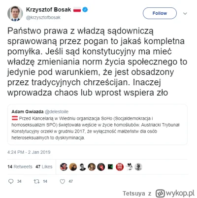 Tetsuya - Zaczął się nowy dzień więc chciałbym tylko przypomnieć, że Krzysztof Bosak,...