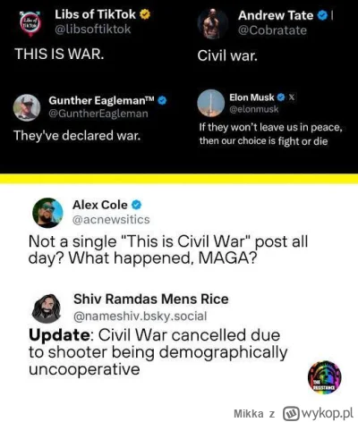 Mikka - #charliekirk #usa #bekazprawakow Ale to lewacy podżegają do nienawiści i prze...