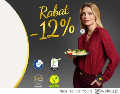 NiceToFit_You - Rabat 12% w NTFY z okazji Dnia Jakości. 

W Nice To Fit You jakość to...