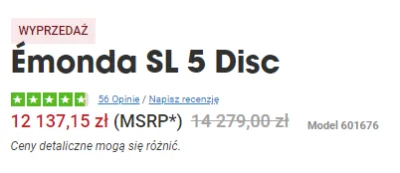 ujdzie - @Nehro: ja tam widzę na stronie treka SL5 w papieskiej cenie, więc chyba mas...