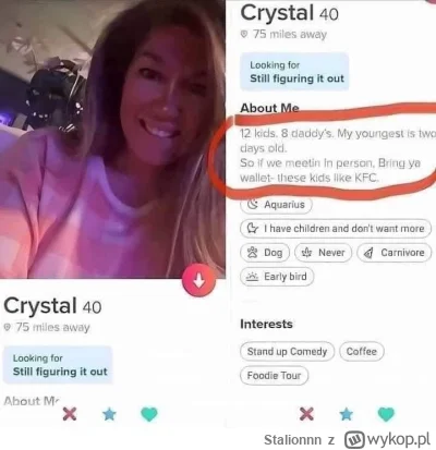 Stalionnn - #tinder #heheszki 

Brać póki dostępna ( ͡° ͜ʖ ͡°)