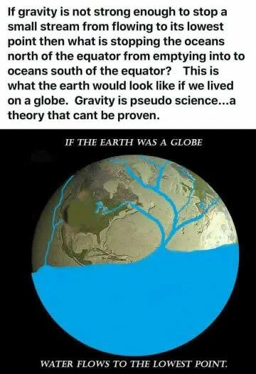 czlowiekzlisciemnaglowie - Jeśli grawitacja jest prawdziwa, to dlaczego ocean nie doc...