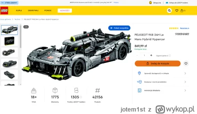 jotem1st - @Qullion: Patrzę na oficjalne ceny lego w ich sklepie. Skąd mam mieć pewno...