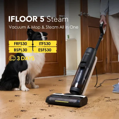 n____S - ❗ Tineco iFLOOR 5 Steam Wet Dry Vacuum Mop [EU]
〽️ Cena: 128.46 USD (dotąd n...