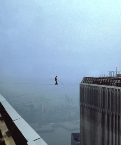 johnblaze12345 - 50 years ago today: Philippe Petit performed an incredible (and unau...