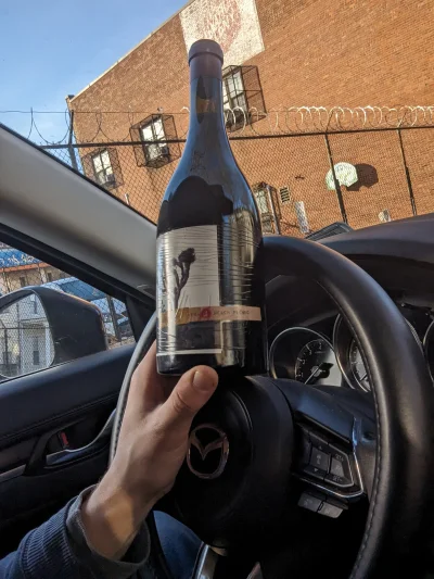 Runaway28 - #przegryw #pijzwykopem dostałem wino z pracy na święta i będę pił no bo c...