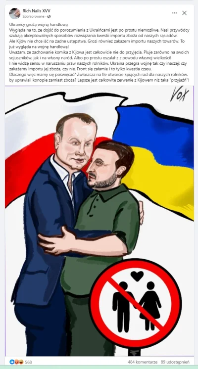 KwadratF1 - #ukraina Ale ruscy (albo konfiarze) zasrali FB tego typu obrazkami i prop...