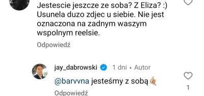 Helen97 - Jay zdementowal i napisał że dalej są z Eliza a Eliza po komentarzach czy d...