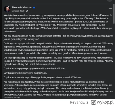 RevangE - @NieoznaczonaReklama: Idk z tej wypowiedzi wyciagam wnisoek że mentzen hejt...