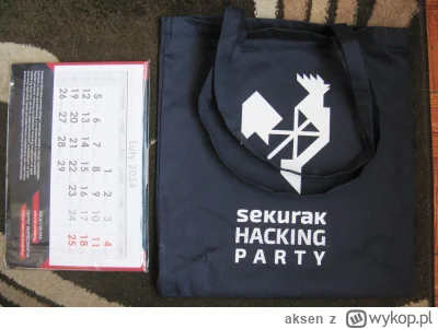 aksen - #rozdajo #sekurak

Mam zbędny zafoliowany kalendarz na 2024r od Sekuraka i ni...