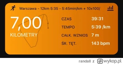 randall - 137 471,57 - 7,00 = 137 464,57

No i się chłop popsuł. Miało być 12km + 10x...