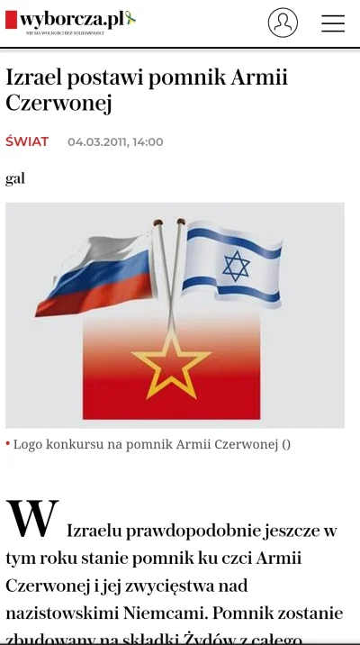 tajemnica_poliszynszyla - #Izrael  #Rosja #wojna #armiaczerwona 
Jak tam pomnik już p...