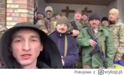 Pokojowa - "Polska nie zginie, chwała Ukrainie.."

Ukraińcy żołnierze dziękują mieszk...