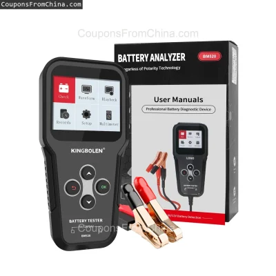 n____S - ❗ KINGBOLEN BM520 Car Battery Tester [EU]
〽️ Cena: 29.04 USD
➡️ Sklep: Aliex...
