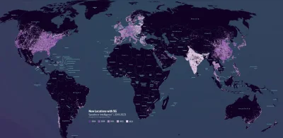 pogop - Global 5G availability by country

#mapy #mapporn #ciekawostki #swiat #intern...