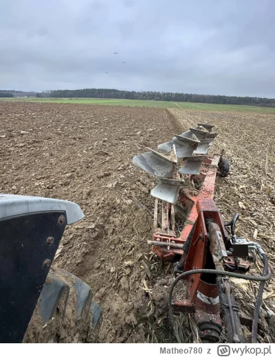 Matheo780 - Kolejny dzień orki. Jeden z moich ulubionych zabiegów agrotechnicznych. 
...