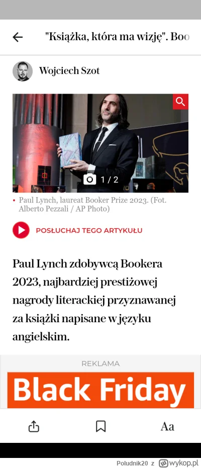 Poludnik20 - #ksiazki #literatura #booker #paullynch #irlandia #2023