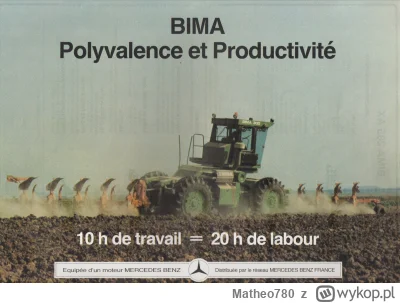Matheo780 - BIMA to jeden z najbardziej innowacyjnych projektów ciągników w historii....