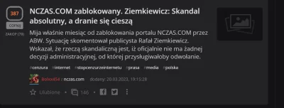 kleopatrixx - @Kryskamatyska: nczas.com blokowany przez pisowców:

https://wykop.pl/l...
