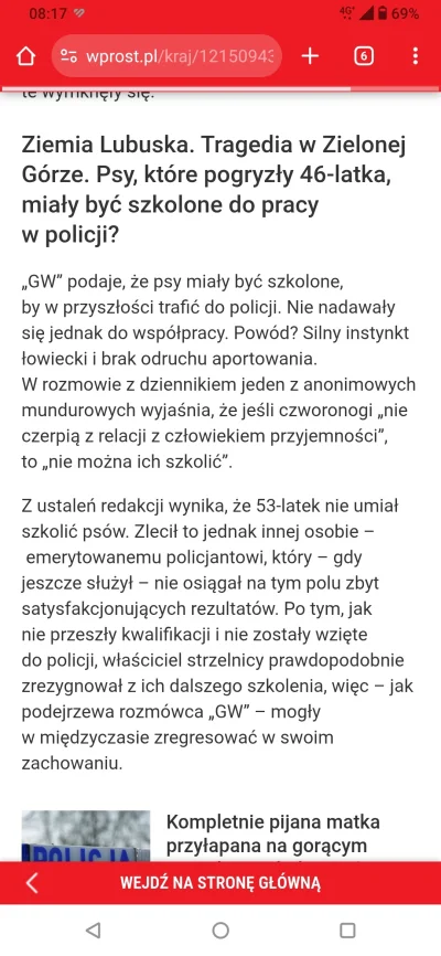 Emerald84 - Te psy były szkolone do pracy w policji przez emerytowanego policjanta, a...