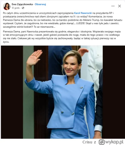 Crisu - Status pochwy
Wylizana 
#bekazkonfederacji #konfederacja #bekazpisu #nawrocki...