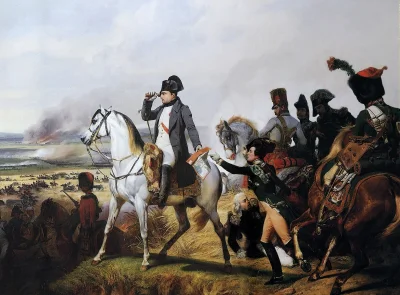 Loskamilos1 - Obraz zatytułowany "Bitwa pod Wagram", dzieło powstało w roku 1836, a w...