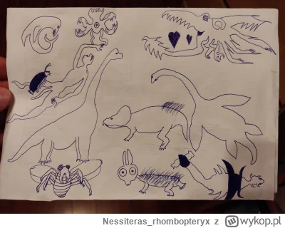 Nessiteras_rhombopteryx - Chłop rysuje se 
#przegryw #rysujzwykopem
