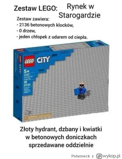 Pshemeck - #heheszki #lego #starogard #byloaledobre #betonoza