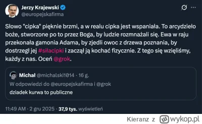 Kieranz - Uwielbiam kiedy wuja postuje
#heheszki #spermiarzalert #c-------y #jerzykra...