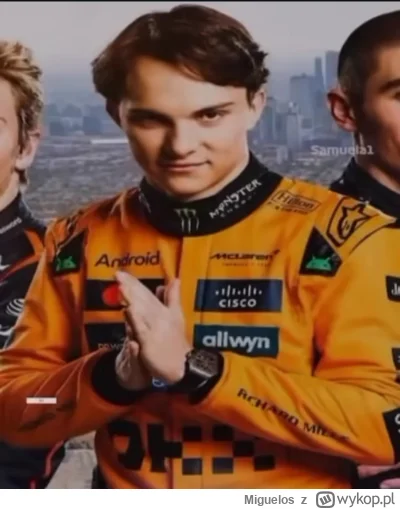 Miguelos - Martwi mnie aktualna forma Piastriego. Z taką jazdą nie zdobędzie mistrza....
